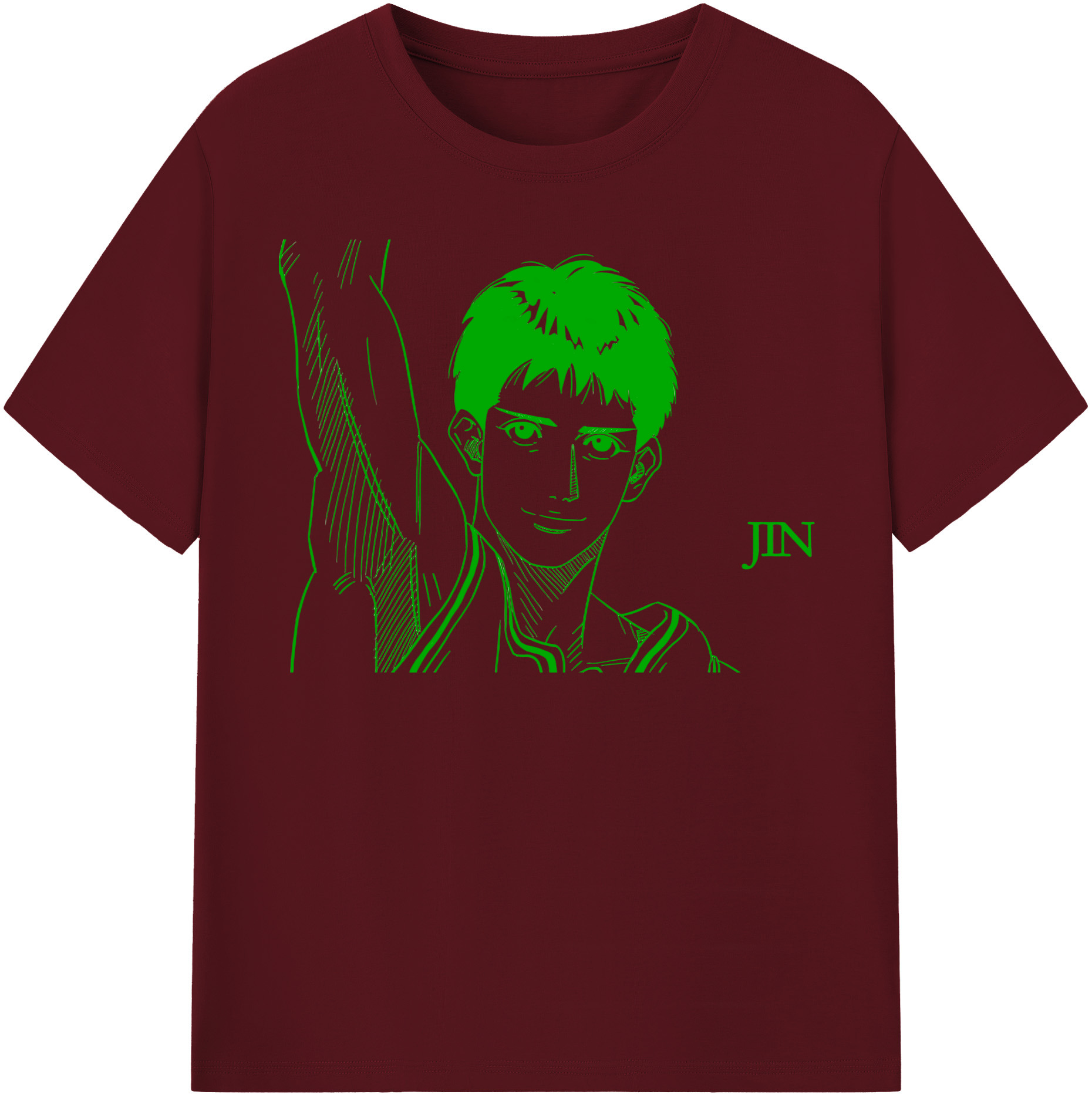 SLAM DUNK／スラムダンク 綿100％半袖Tシャツ（フロントプリント）